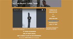 Desktop Screenshot of a-a-tree-service-in-lufkin-texas.com