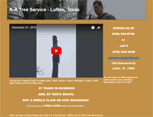 Tablet Screenshot of a-a-tree-service-in-lufkin-texas.com